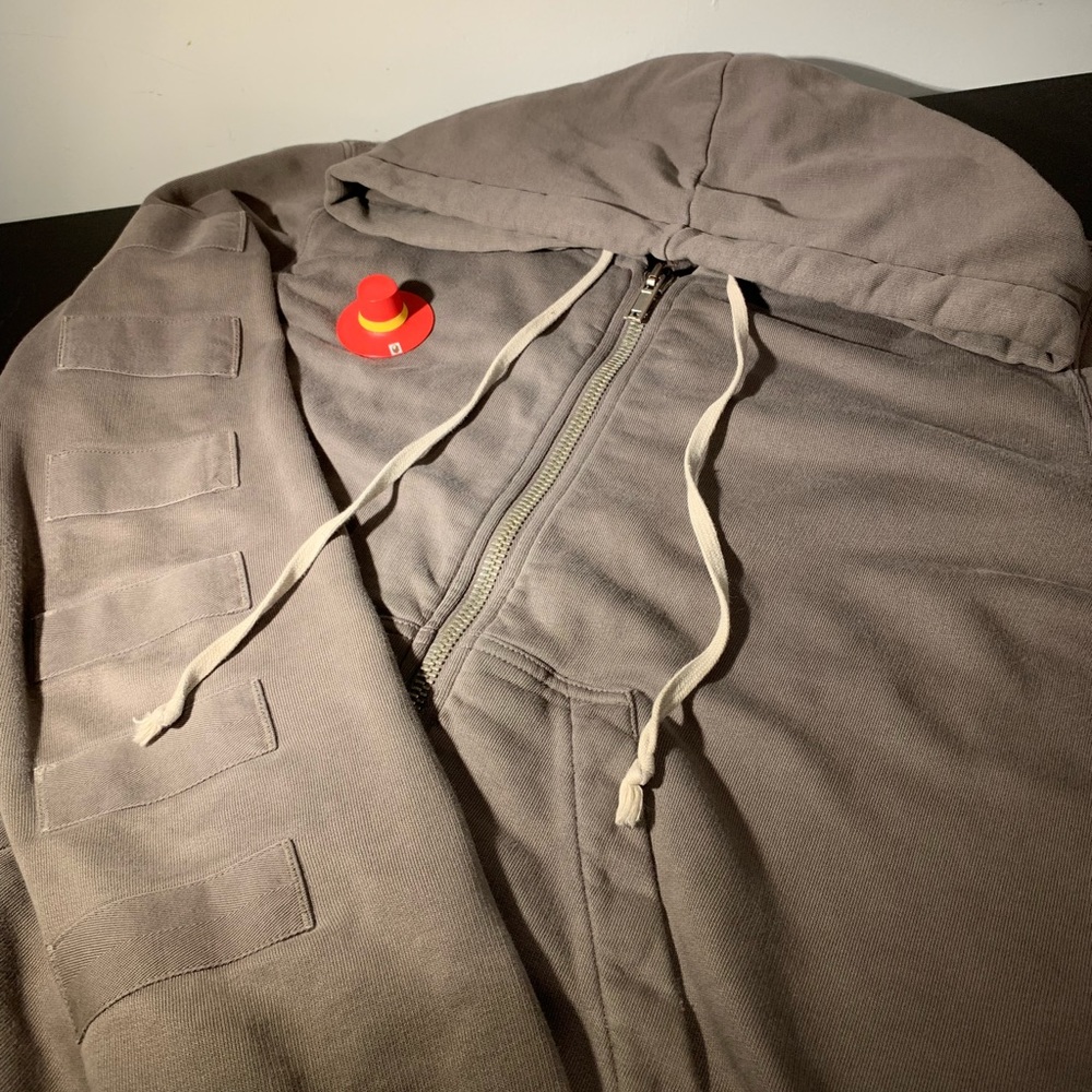 Rick Owens Zip-Up Hoodie